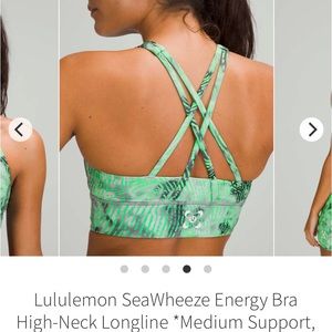 Lululemon SeaWheeze Energy Bra High-Neck Longline *Medium Support, B-D Cups
